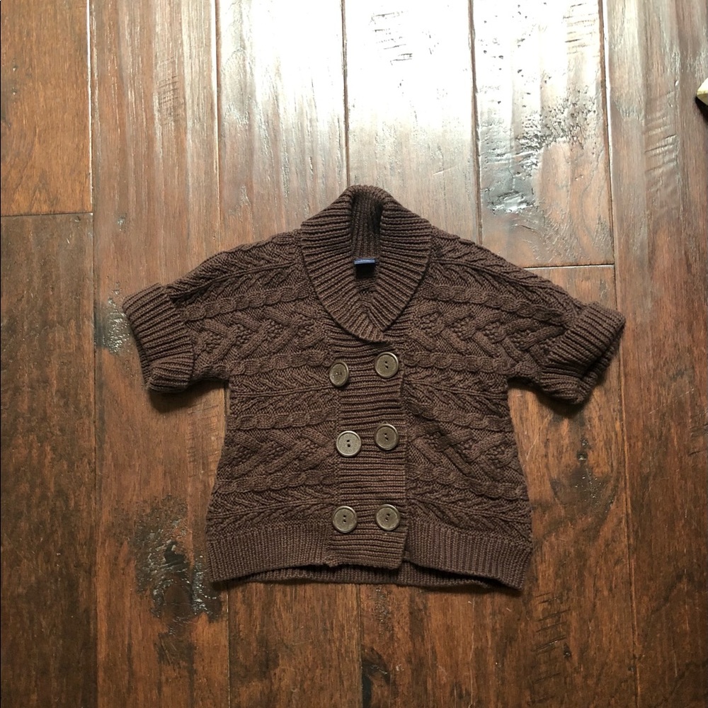 Sweater Cardigan with 3/4 sleeves